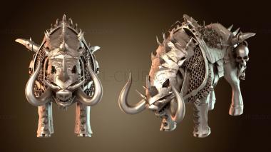 3D model Infested Woodlands Forest Boar Mount (STL)