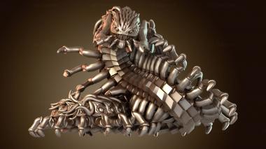 3D model Infested Woodlands Giant Centipede Huge (STL)