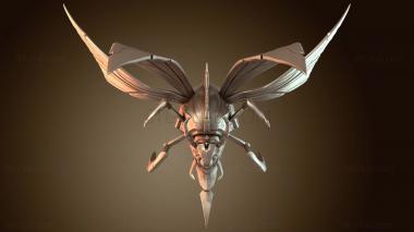 3D model Infested Woodlands Giant Wasp Attacking (STL)