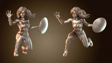 3D model Invisible Woman Effect Fading (STL)