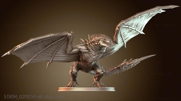 Статуэтки герои, монстры и демоны Айрикс, Виверна Гнилого Крыла