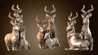 3D model Ivory Goats (STL)