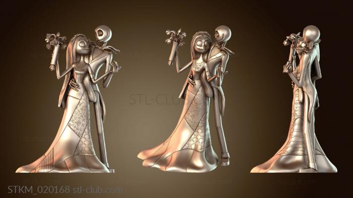 Статуэтки герои, монстры и демоны Джек и Салли