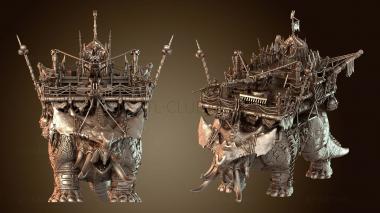 3D model Jackals Mastodon (STL)