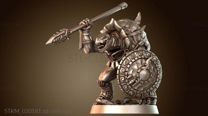 Статуэтки герои, монстры и демоны Jadeshell Turtlekin Brave