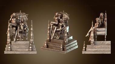 3D модель Джин Грей и Эмма Фрост Бакуло (STL)