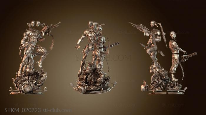 Статуэтки герои, монстры и демоны Джон Стюарт Диорама Зелёного Фонаря