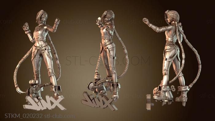 Статуэтки герои, монстры и демоны Волосы Джинкс