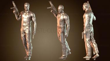 3D model John Mc Clane Bust Planet (STL)