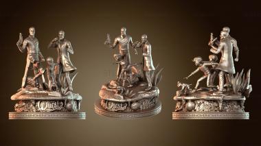 3D model Jonny Quest Epic Diorama Bandit (STL)