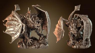 3D model Kalothen Poison Green Dragon A (STL)