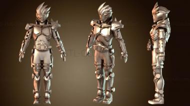 3D model Kamen Rider Genm Zombie (STL)