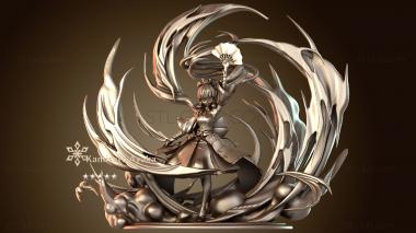 3D model Kamisato Ayaka Genshin Impact (STL)
