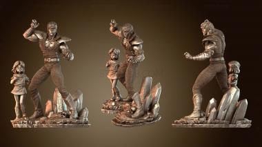 3D model Kenshiro and Lynn Arm (STL)