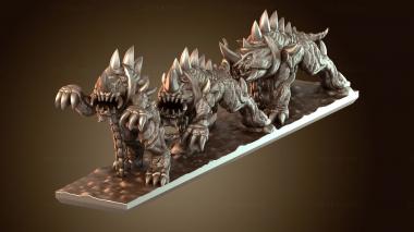 3D model Khorne Hell Hounds (STL)