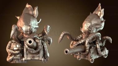 3D model Killer Octopus Cannon (STL)