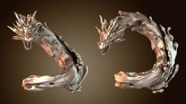 3D модель Кимэцу Яиба Дракон (STL)