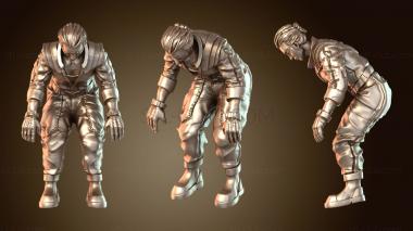 3D модель Кимико Сидящий Предварительно (STL)