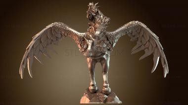 3D model Kingdom Archmage on Pegasus Archi Mage Stone (STL)