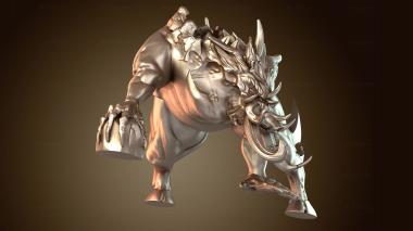 3D model Kingdom Boar Monster (STL)