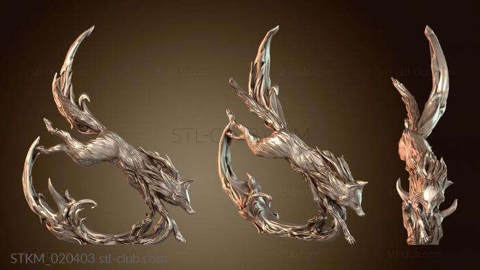 Статуэтки герои, монстры и демоны Kingdom Eriu on Wolf Spirit Bold