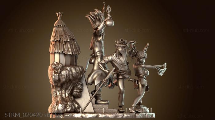 Статуэтки герои, монстры и демоны Kohaku Crome Senku Escudo