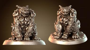 3D model Koma Inu Yokai (STL)