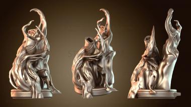 3D model Lanterns Diorama and Fire (STL)