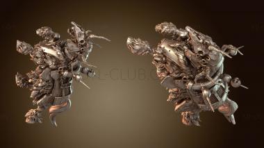 3D model Late Goreforged Chariot Horse Relentless (STL)