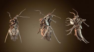 3D модель Волосы всадника-кавалериста-листохода (STL)