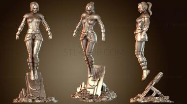 3D модель Девушка из Легиона Сатурна (STL)