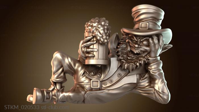 Статуэтки герои, монстры и демоны Leprechaun Laying