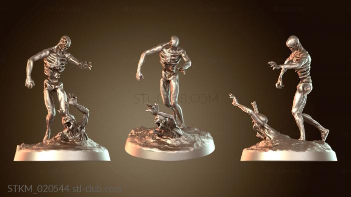 Статуэтки герои, монстры и демоны Lich Giant Zombie