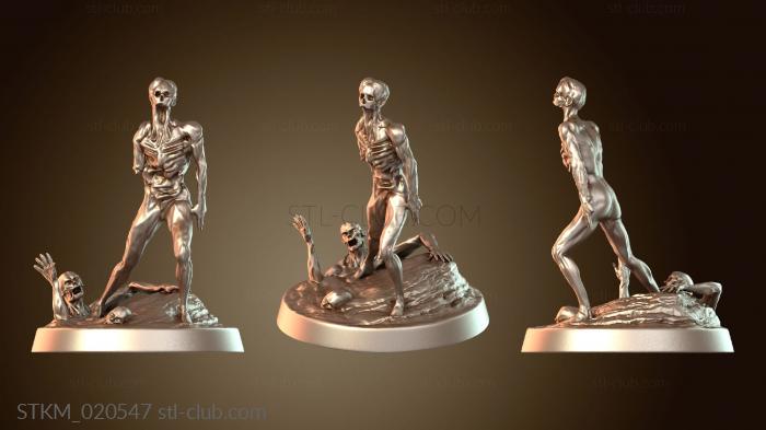 Статуэтки герои, монстры и демоны Lich Giant Zombie Corrupted