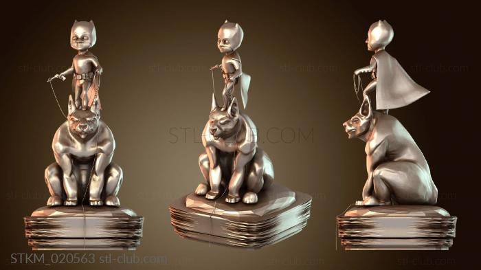 Статуэтки герои, монстры и демоны Little Batman