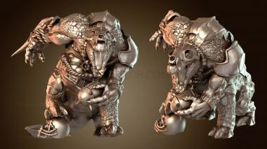 3D мадэль Звездный игрок ящеролюдей Zoat Elite (STL)