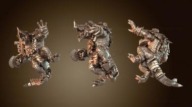 3D model Lizarmen Krox (STL)