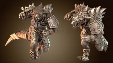 3D model Lizarmen Saurus (STL)
