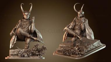 3D model Loki Throne Bust One (STL)