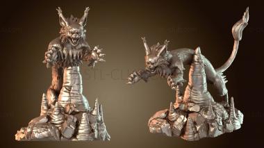 3D model Long Cat Attacking (STL)
