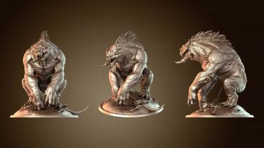 3D model Lord or the Barluga Sitting (STL)