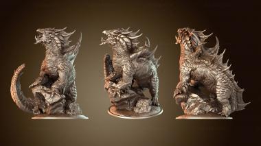 3D model Lord or the Brown Dragon Elder (STL)