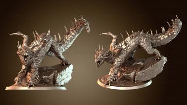 3D model Lord or the Brown Dragon Young (STL)