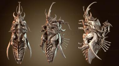 3D model Lord the Siege Beetle Helm (STL)