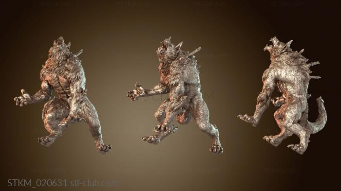 Статуэтки герои, монстры и демоны Loup Garou