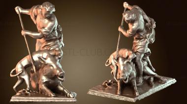 3D model Louvre Museum Meleagre Definition (STL)