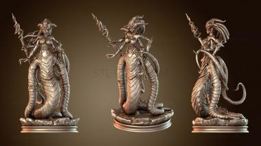 3D model Luft Mensch Queen Azshara Back Tail (STL)