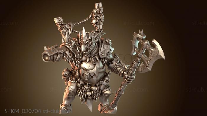 Статуэтки герои, монстры и демоны Malgob Firegut Goblin Chieftain