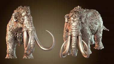 3D model Mammoth Family Huge Father (STL)
