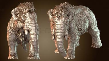 3D model Mammoth Family Huge Son (STL)